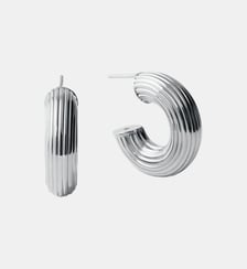 Boucles d’oreilles en argent 925 texturées Aristocrazy