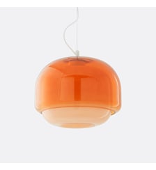 Suspension en verre coloré Ø30,5 cm La Redoute Interieurs
