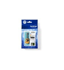 Cartouche d'encre Pack Multipack 4 Originales LC421 XL (Noir + 3 Couleurs) - LC421XLVAL Brother