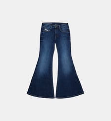 Jean flare fit bleu moyen - D-Blys Diesel Kids