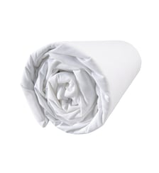 Drap housse en percale de coton, COMPLICITÉ GOURMANDE Blanc Cerise