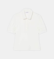 Polo jersey fluide manches ballon slim fit Lacoste