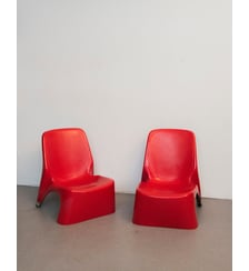Paire de fauteuils en fibre de verre Jakob N°871- Produit chiné Debongout