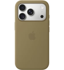Coque iPhone 18 Pro Magsafe Olive Silicone Apple