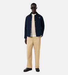 Veste coton col velours côtelé Lacoste
