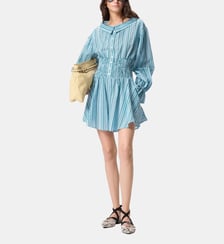 Combishort en coton à rayures Pinko