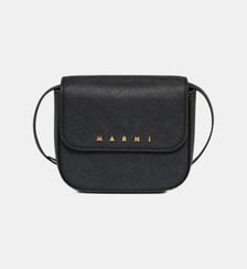 Sac bandoulière avec rabat frontal Marni