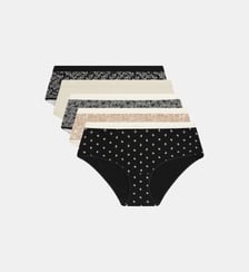 Lot de 5 Shorties Les Pockets Coton Dim