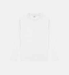T-shirt manches longues col rond coton gaufré Serge Blanco