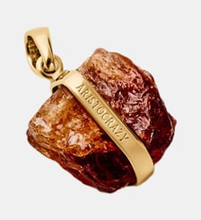 Porte-bonheur de pierre de naissance de janvier avec grenat Aristocrazy
