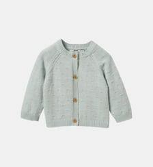 Cardigan maille ajourée  - Coton biologique Cyrillus