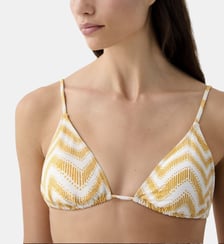 Haut de Bikini Triangle Zigzag Robin Collection
