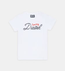 T-shirt avec logo Diesel Kids
