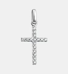 Pendentif Charm croix avec pierres blanches Connect Thomas Sabo