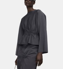 Top en maille avec taille froncée Adolfo Dominguez