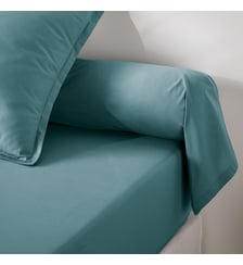 Taie de traversin en percale de coton, 80 fils La Redoute Interieurs