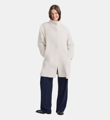 manteau long en alpaga Agnès b.