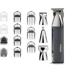Tondeuse multi usages MT996E Super-X Metal Series,  12 hauteurs de coupe, précision 0,2 mm, autonomie 300 mn Babyliss