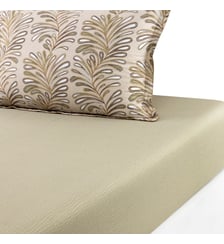 Drap housse en satin de coton lavé Desforges