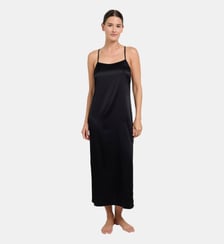 Nuisette longue Silk'n Moon noire Maison Lejaby
