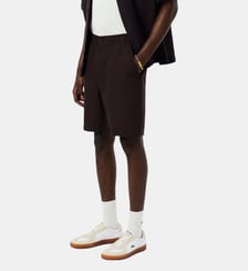 Short regular fit twill de lin mélangé Lacoste