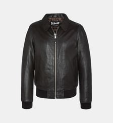 Blouson casual, cuir d'agneau Schott