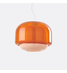 Suspension en verre coloré Ø30,5 cm La Redoute Interieurs