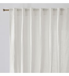 Rideau lin lavé pattes cachées La Redoute Interieurs