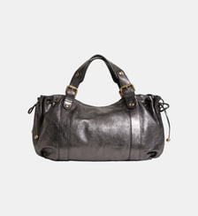 sac à main en cuir métallique - 24h Gerard Darel