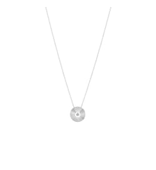 Collier MINI LUNE - Diamant solitaire 0,07ct - Or blanc 750‰ La Brune & La Blonde
