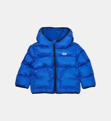 Veste matelassée avec logo Diesel Kids
