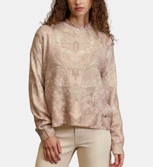 Pull col rond imprimé graphique MADY La Petite Etoile