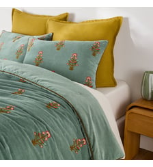 Housse de coussin velours côtelé Dylis La Redoute Interieurs