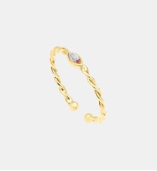 Bague plaqué or - twist Caroline Najman
