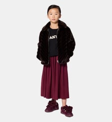 Veste en polaire duveteuse Lanvin Kids