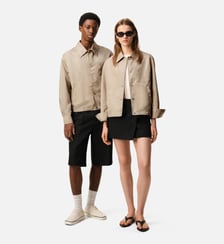 Blouson Boutonné Rivet Ami De Cœur unisexe en Nylon AMI Paris