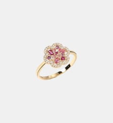 Bague Baby Flora Prune Or Jaune PIAPARIS