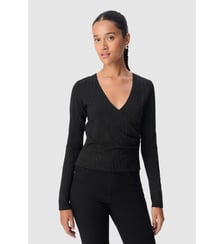 Tee-shirt cache-coeur rayures strass Ikks