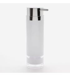Distributeur de savon blanc - ROMY Bath Bazaar