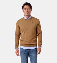 Pull Mao essentiel col rond Serge Blanco