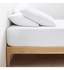 Drap-housse uni gaze de coton bonnet 30cm La Redoute Interieurs