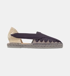 Espadrilles plates en coton organique à lacets NORMAN Castaner