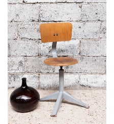 Chaise industrielle Alma N°1777- Produit chiné Debongout