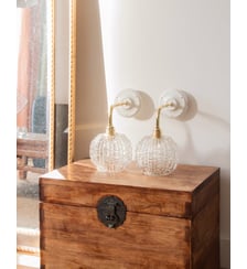 Paire d'appliques Suzette N°7- Produit chiné Debongout