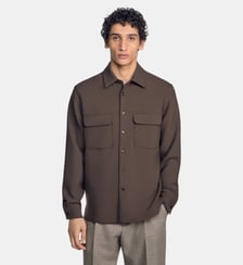 Chemise à poches plaquées Sandro