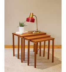 Tables gigognes scandinaves en bois Barbara N°217- Produit chiné Debongout