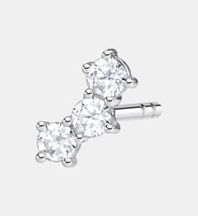 Clou d'oreille unique Pierres blanches argent Thomas Sabo