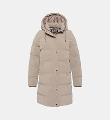 Parka longue matelassée à capuche Schott