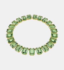 Collier Millenia, Cristaux oversize, Métal rhodié Swarovski