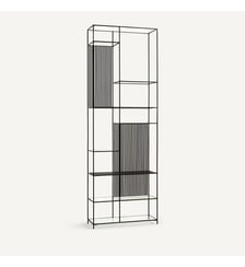 Bibliothèque métal et verre AM.PM